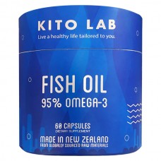 KITO LAB新西兰进口95%无腥高含量TG鱼油 60粒